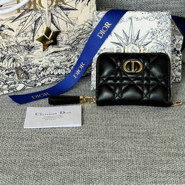 クリスチャンディオール CHRISTIAN DIOR GH-CD5034BK 2024年最新入荷 30 Montaigne ジップウォレット コインケース ファスナー短財布 小銭入れ