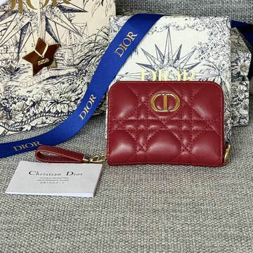 クリスチャンディオール CHRISTIAN DIOR GH-CD5034RD 2024年最新入荷 30 Montaigne ジップウォレット コインケース ファスナー短財布