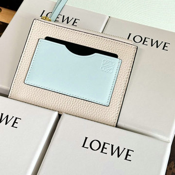 ロエベ LOEWE GH-LE660O37PBL 2024年最新入荷 カードケース 小銭入れ コインケース 短財布 名刺入れ