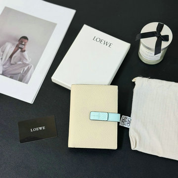 ロエベ LOEWE GH-LE660S87PBL  2024年最新入荷 バーティカル ウォレット ミディアム 二つ折り短財布 カードケース 小銭入れ コインケース 短財布