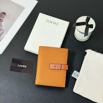 ロエベ LOEWE GH-LE660S87PCR  2024年最新入荷 バーティカル ウォレット ミディアム 二つ折り短財布 カードケース 小銭入れ コインケース 短財布