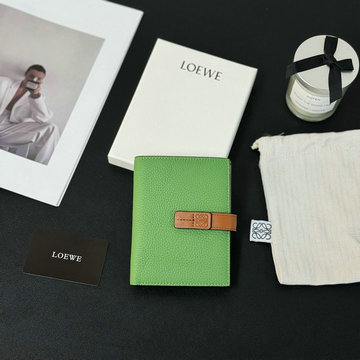 ロエベ LOEWE GH-LE660S87PGB  2024年最新入荷 バーティカル ウォレット ミディアム 二つ折り短財布 カードケース 小銭入れ コインケース 短財布