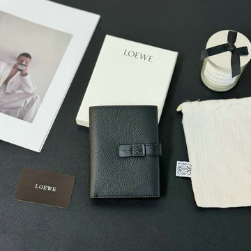 ロエベ LOEWE GH-LE660S87QBK  2024年最新入荷 バーティカル ウォレット ミディアム 二つ折り短財布 カードケース 小銭入れ コインケース 短財布