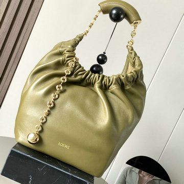 商品名称：ロエベ LOEWE GH-LE9042GL 2024年最新入荷 スクイーズバッグ スモール トートバッグ ホーボーバッグ ハンドバッグ ナパラム