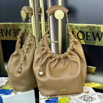 商品名称：ロエベ LOEWE GH-LE9042XS  2024年最新入荷 スクイーズバッグ スモール トートバッグ ホーボーバッグ ハンドバッグ ナパラム