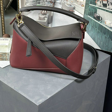 商品名称：ロエベ LOEWE GH-LE052239XPPFR 2024年最新入荷 パズル スモールバッグ トップハンドルバッグ 斜め掛け ショルダーバッグ クロスボディバッグ