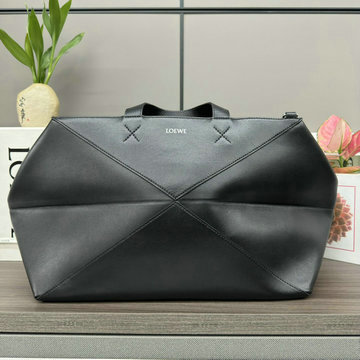 ロエベ LOEWE GH-LE052345BK 2024年最新入荷 パズルフォルド ラージ トートバッグ ハンドバッグ シャイニーカーフ