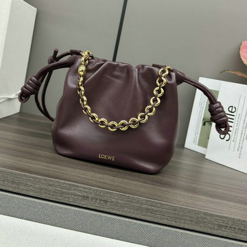 ロエベ LOEWE GH-LE412342JH  2024年最新入荷 フラメンコパースバッグ ミニ ホーボーバッグ 2way 斜め掛け ショルダーバッグ クロスボディバッグ