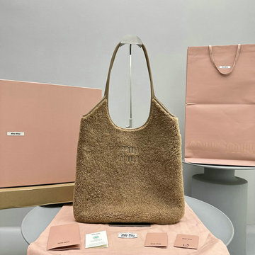 ミュウミュウ MIUMIU 99-MM5BG231MZS 2024年最新入荷 トートバッグ ホーボーバッグ 肩掛け ショルダーバッグ ハンドバッグ ウィメンズかばん