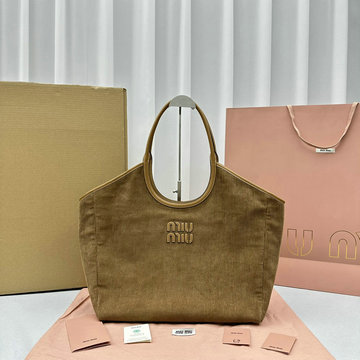 商品名称：ミュウミュウ MIUMIU 99-MM5BG276RZS 2024年最新入荷 トップハンドルバッグ トートバッグ ハンドバッグ ホーボーバッグ レディースかばん