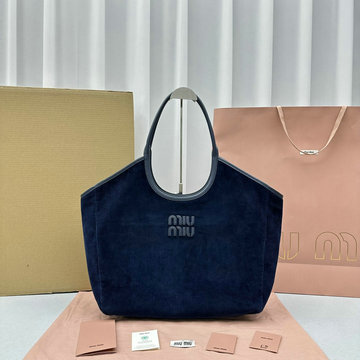 ミュウミュウ MIUMIU 99-MM5BG276RBL 2024年最新入荷 トップハンドルバッグ トートバッグ ハンドバッグ ホーボーバッグ レディースかばん