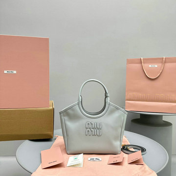 ミュウミュウ MIUMIU 99-MM5BA284PQL 2024年最新入荷 トップハンドルバッグ トートバッグ ハンドバッグ ホーボーバッグ レディースかばん