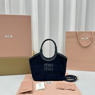 商品名称：ミュウミュウ MIUMIU 99-MM5BA284RBL  2024年最新入荷 トップハンドルバッグ トートバッグ ハンドバッグ ホーボーバッグ レディースかばん