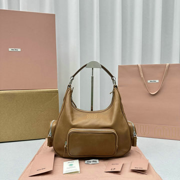 ミュウミュウ MIUMIU 99-MM5677ZS 2024年最新入荷 ホーボーバッグ トートバッグ ハンドバッグ ウィメンズかばん クロスボディバッグ レディースかばん