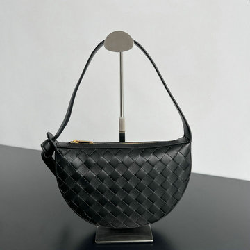 ボッテガヴェネタ BOTTEGAVENETA aj-BOV763747BK  2024年最新入荷 ミニ サンライズ ホーボーバッグ ハンドバッグ トートバッグ レディースかばん