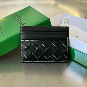 ボッテガヴェネタ BOTTEGAVENETA aj-BOV743209BKB  2024年最新入荷 イントレチャート クレジットカードケース 名刺入れ