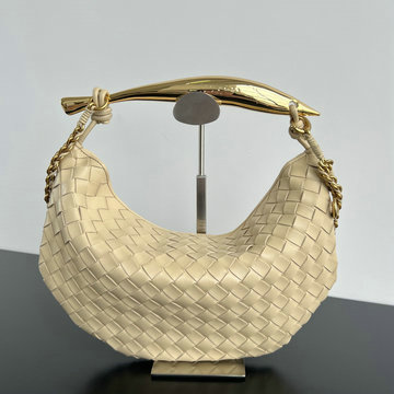 ボッテガヴェネタ BOTTEGAVENETA aj-BOV776768XS 2024年最新入荷 チェーン付き サーディン トートバッグ ハンドバッグ 手持ちかばん 2way ショルダーバッグ
