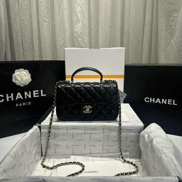 シャネル CHANEL CC-CH2431GYQJBK 2024年最新入荷 ミニ トップハンドルバッグ トートバッグ 斜め掛け ショルダーバッグ クロスボディバッグ レディースかばん
