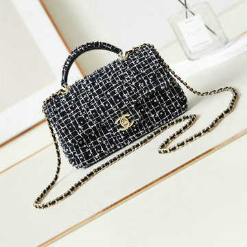 シャネル CHANEL CC-CH2431MNJBK 2024年最新入荷 ミニ トップハンドルバッグ トートバッグ 斜め掛け ショルダーバッグ クロスボディバッグ レディースかばん