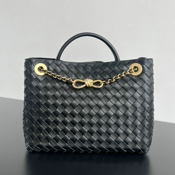 ボッテガヴェネタ BOTTEGAVENETA aj-BOV786009BK 2024年最新入荷 スモール チェーン アンディアーモ トップハンドルバッグ トートバッグ ハンドバッグ
