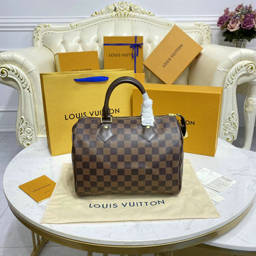 ルイヴィトン LOUISVUITTON 057-N41365　2021年最新入荷 スピーディ 25 トップハンドルバッグ トートバッグ ハンドバッグ ボストンバッグ ダミエキャンパス