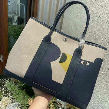 エルメス HERMES 063-H600336TYBXSL 2024最新入荷 ガーデンパーティー トートバッグ ハンドバッグ ショッピングバッグ トップハンドルバッグ