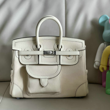 商品名称：エルメス HERMES 063-HBK25CAYNB 2024年最新入荷 バーキンバッグ 25 cargo トップハンドルバッグ トートバッグ ハンドバッグ ビジネスバッグ