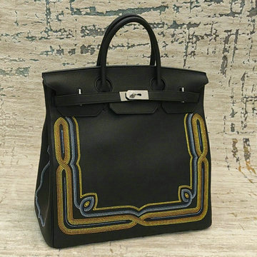 エルメス HERMES 063-HBK40CXYBK 2024最新入荷 バーキンバッグ HAC トップハンドルバッグ トートバッグ ハンドバッグ ビジネスバッグ