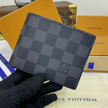 ルイヴィトン LOUISVUITTON 057-N64002K 2024年最新入荷 ポルトフォイユ スレンダー 二つ折り短財布 カードケース 札入れ ショートウォレット