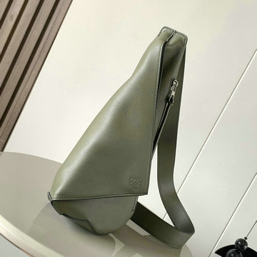 ロエベ LOEWE 99-LE9052LMG 2024年最新入荷 アントン スリングバッグ チェストバッグ ショルダーバッグ クロスボディバッグ グレインカーフレザー