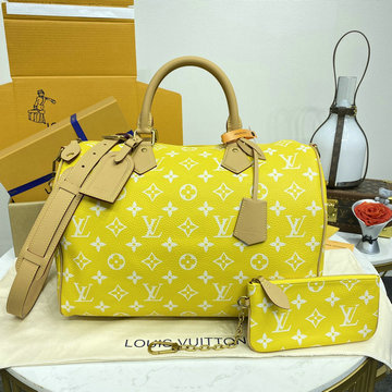 ルイヴィトン LOUISVUITTON 057-M24419 2024年最新入荷 スピーディ P9 バンドリエール 40 トートバッグ 旅行かばん トラベルバッグボストンバッグ