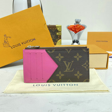 ルイヴィトン LOUISVUITTON 057-M82912 2024年最新入荷 コインカード ホルダー 小銭入れ カードケース コインケース ジッピーウォレット モノグラム