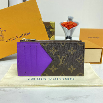 ルイヴィトン LOUISVUITTON 057-M82914 2024年最新入荷 コインカード ホルダー 小銭入れ カードケース コインケース ジッピーウォレット モノグラム