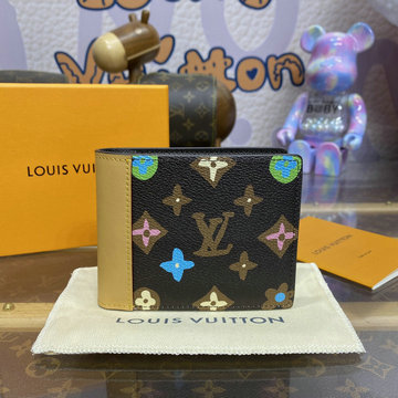 ルイヴィトン LOUISVUITTON 057-M83334 2024年最新入荷 ポルトフォイユ ミュルティプル 二つ折り短財布 ショートウォレット 札入れ カードポケット