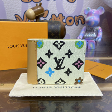 ルイヴィトン LOUISVUITTON 057-M83334B 2024年最新入荷 ポルトフォイユ ミュルティプル 二つ折り短財布 ショートウォレット 札入れ カードポケット