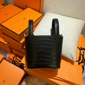 エルメス HERMES 063-HPT18ENYBK 2024年最新入荷 ピコタン バケットバッグ トートバッグ ハンドバッグ ショッピングバッグ レディースかばん