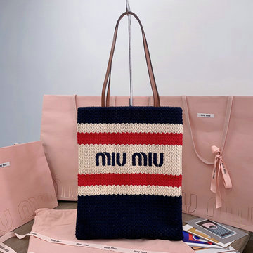 ミュウミュウ MIUMIU 99-MM5BG248CLS 2024年最新入荷 クロシェ トートバッグ ハンドバッグ 肩掛け ショルダーバッグ クロスボディバッグ レディースかばん