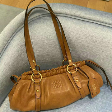ミュウミュウ MIUMIU 99-MM5BG289ZS 2024年最新入荷 ホーボーバッグ トートバッグ ハンドバッグ レディースかばん