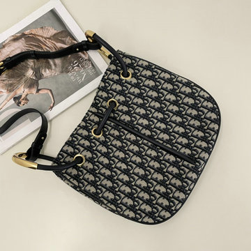 クリスチャンディオール CHRISTIAN DIOR 99-CD2312BBK 2024年最新入荷 ノリータ ミディアムバッグ ホーボーバッグ ショルダーバッグ クロスボディバッグ