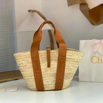 クロエ CHLOE 99-CLE23380ZS 2024年最新入荷 ラージ woody バスケットバッグ トートバッグ ハンドバッグ ショッピングバッグ 旅行かばん レディースかばん