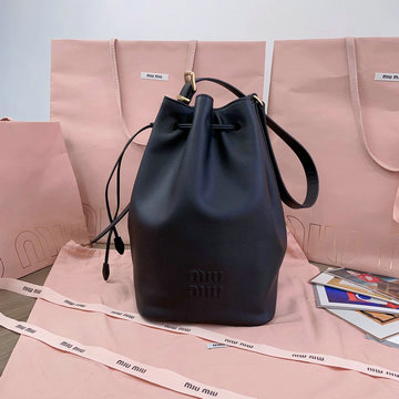 ミュウミュウ MIUMIU 99-MM5BE089PBK 2024年最新入荷 バケットバッグ トートバッグ 斜め掛け ショルダーバッグ クロスボディバッグ レディースかばん