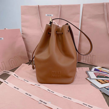 ミュウミュウ MIUMIU 99-MM5BE089PZS 2024年最新入荷 バケットバッグ トートバッグ 斜め掛け ショルダーバッグ クロスボディバッグ レディースかばん