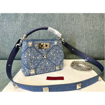 商品名称：ヴァレンティノ Valentino 99-VT0199ZXLS  2024年最新入荷 ガラヴァーニ ローマン スタッズ ハンドバッグ 肩掛け ショルダーバッグ トートバッグ