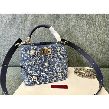ヴァレンティノ Valentino 99-VT0199ZZLS 2024年最新入荷 ガラヴァーニ ローマン スタッズ ハンドバッグ 肩掛け ショルダーバッグ トートバッグ
