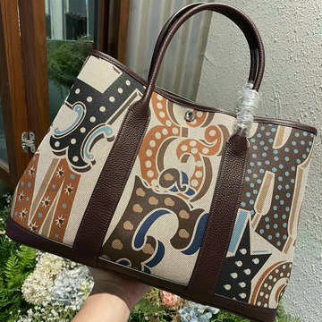 エルメス HERMES 063-H600336TYBZJH  2024最新入荷 ガーデンパーティー トートバッグ ハンドバッグ ショッピングバッグ トップハンドルバッグ