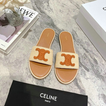 セリーヌ CELINE 26-CEJ24005X 2024年最新入荷 リンピア ミュール フラットサンダル レディースシューズ カジュアルシューズ