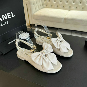 シャネル CHANEL 26-CHJ24020Q 2024年最新入荷 フラットサンダル レディースシューズ カジュアルシューズc