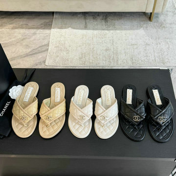 商品名称：シャネル CHANEL 26-CHJ24021C  2024年最新入荷 フリップフロップ フラットスリッパ レディースシューズ カジュアルミュール