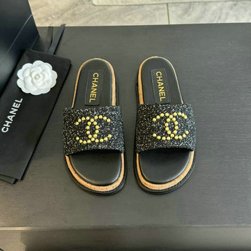 商品名称：シャネル CHANEL 26-CHJ24023B  2024年最新入荷 フラットスリッパ レディースシューズ カジュアルミュール サンダル