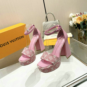 商品名称：ルイヴィトン LOUISVUITTON 26-LVJ24010F  2024年最新入荷 シルエット ライン ハイヒールサンダル ウィメンズハイヒールシューズ レディースシューズ